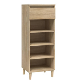 Armoire à chaussures Chêne sonoma 40x36x105cm Bois d'ingénierie