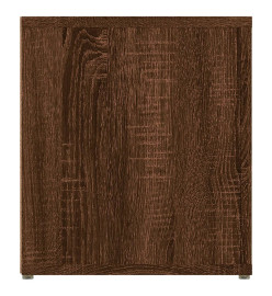 Meuble TV Chêne marron 80x31,5x36 cm Bois d'ingénierie