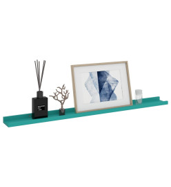 Étagères murales 4 pcs Bleu 100x9x3 cm