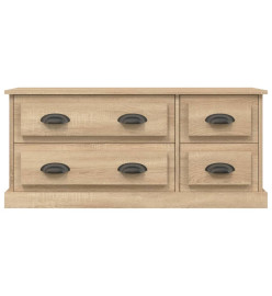 Meuble TV chêne sonoma 100x35,5x45 cm bois d'ingénierie