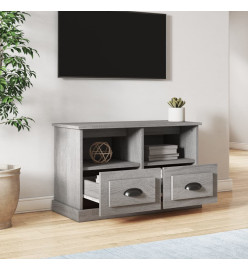 Meuble TV sonoma gris 80x35x50 cm bois d'ingénierie