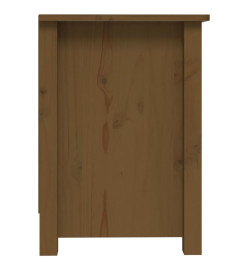 Meuble TV Marron miel 103x36,5x52 cm Bois de pin massif