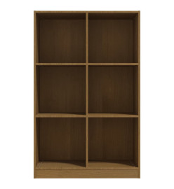 Bibliothèque Marron miel 70x33x110 cm Bois de pin massif