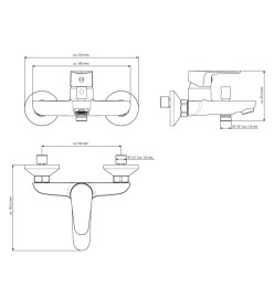 EISL Mitigeur de bain CLAUDIO chrome