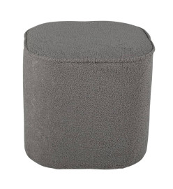 Venture Home Pouf Piff 44x44x41 cm Teddy Gris