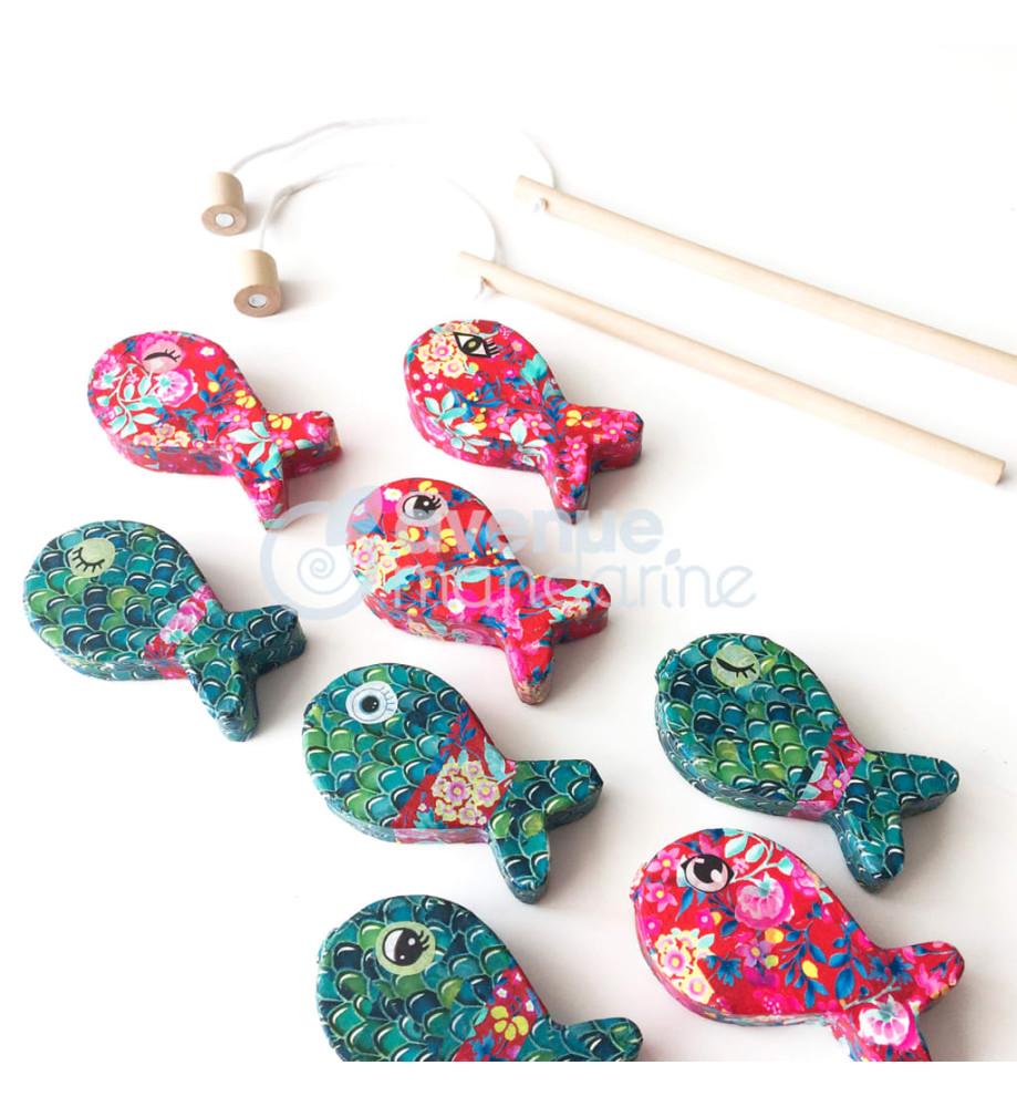 Avenue Mandarine Boîte créative Decopatch Fishing Game