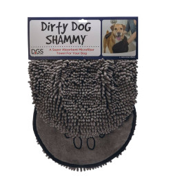 DOG GONE SMART Serviette de toilette chien sale Shammy 80x35 cm Gris