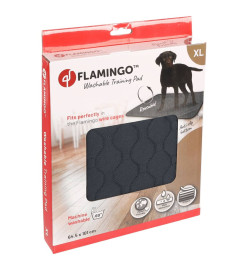 FLAMINGO Tapis de dressage antidérapant lavable Patsy XL Gris