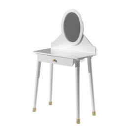 Vipack Coiffeuse enfant Billy avec miroir Bois Blanc