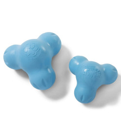 West Paw Jouet pour chiens avec Zogoflex Tux Aqua Bleu S