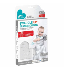 Love to Dream Couverture bébé Swaddle Up Transition Bag Lite M Gris