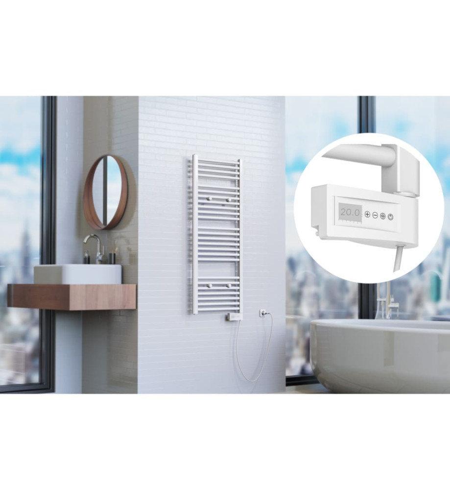 EISL Radiateur de salle de bain avec minuterie Blanc 120x50x15 cm