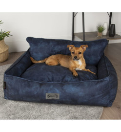 Scruffs & Tramps Lit pour chien Kensington L 90x70 cm Bleu marine