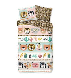 Good Morning Housse couette enfant FRIENDS 140x200/220 cm Multicolore