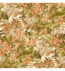 DUTCH WALLCOVERINGS Papier peint floral Vert