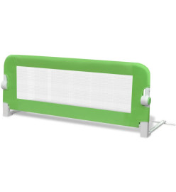 Barrière de lit de sécurité pour tout-petits 2pcs Vert 102x42cm