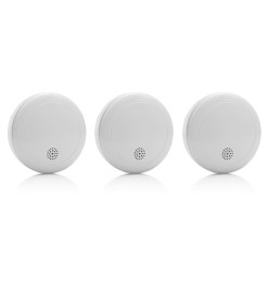 Smartwares Détecteurs de fumée 3 pcs 10,6x10,6x3,6 cm Blanc