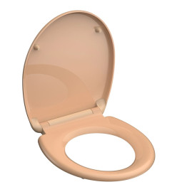 SCHÜTTE Siège de toilette avec fermeture en douceur BEIGE