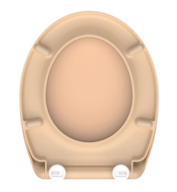 SCHÜTTE Siège de toilette avec fermeture en douceur BEIGE