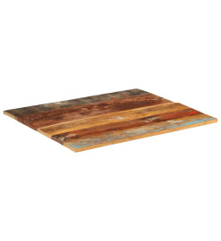 Dessus de table rectangulaire 70x80 cm 15-16 mm Bois récupéré