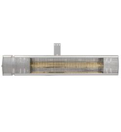 Tristar Chauffage murale pour patio KA-5277 2000 W Tube doré Argenté