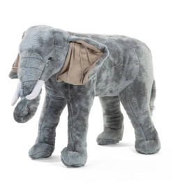 CHILDHOME Éléphant debout jouet 77x33x55 cm Gris