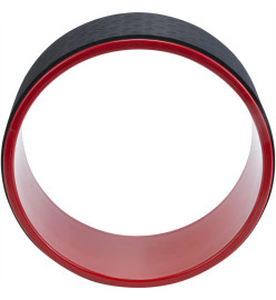 Pure2Improve Roue de yoga 30 cm Noir et rouge