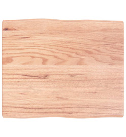 Dessus de table bois chêne massif traité bordure assortie