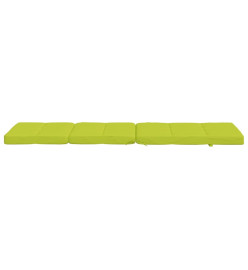 Coussins de chaise longue lot de 2 vert vif tissu oxford