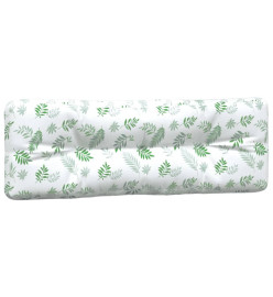 Coussins de palette lot de 3 motif de feuilles tissu