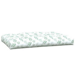 Coussins de palette lot de 3 motif de feuilles tissu