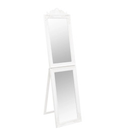 Miroir sur pied Blanc 40x160 cm