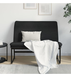 Banc Noir 100x75x76 cm Tissu