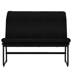 Banc Noir 100x75x76 cm Tissu