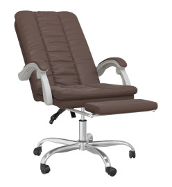 Fauteuil inclinable de bureau Marron Similicuir