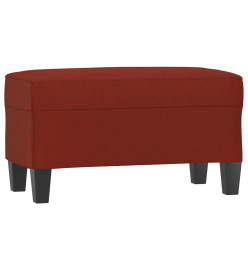 Banc Rouge bordeaux 70x35x41 cm Similicuir