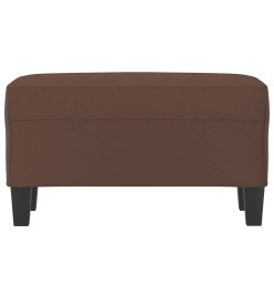 Banc Marron 70x35x41 cm Similicuir