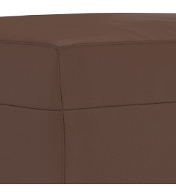 Banc Marron 70x35x41 cm Similicuir