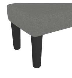 Banc Gris foncé 70x30x30 cm Tissu