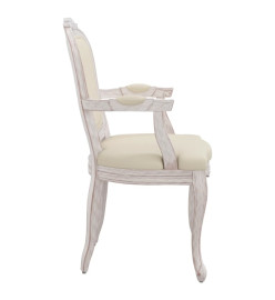 Chaises à manger 2 pcs beige 62x59,5x100,5 cm lin