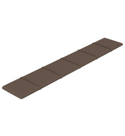 Panneaux muraux 12 pcs Taupe 90x15 cm Tissu 1,62 m²