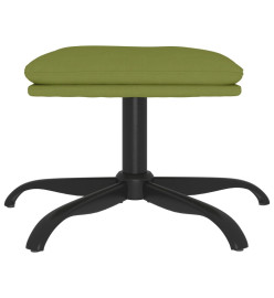 Repose-pied Vert clair 60x60x36 cm Velours