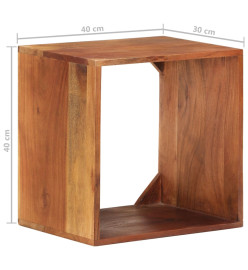 Étagère murale 40x30x40 cm Bois d'acacia solide