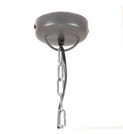 Lampe suspendue industrielle 32 cm Gris E27