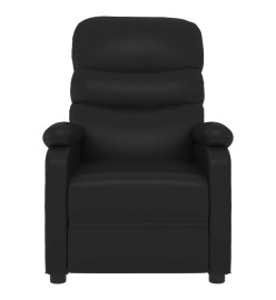 Fauteuil inclinable Noir Similicuir