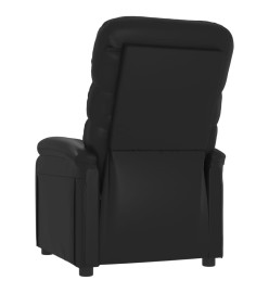 Fauteuil inclinable Noir Similicuir