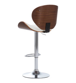 Tabouret de bar Blanc Similicuir