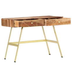 Bureau avec tiroirs 100x55x75 cm Bois solide