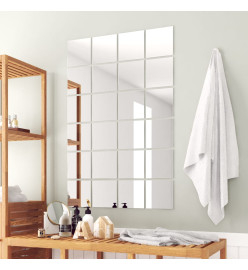 Carreau de miroir 24 pcs Carré Verre