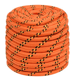 Corde de bateau Orange 16 mm 250 m Polypropylène